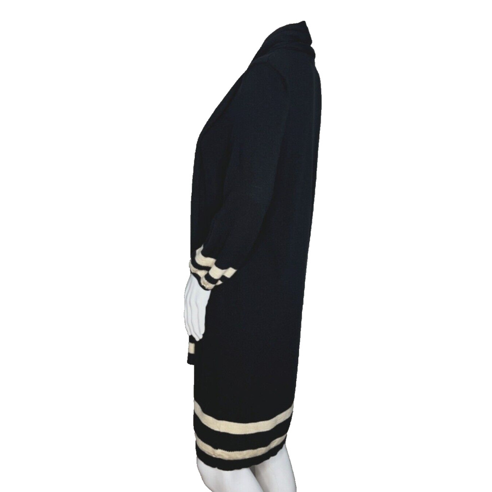 Lilly Pulitzer Dress Womens Medium Black‎ Cream Connie Merino Wool Career Preppy - Picture 4 of 10